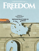 Freedom Magazine. Infrastructure issue cover