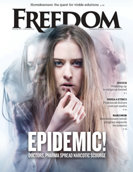 Freedom Magazine. Pill Pushers issue cover