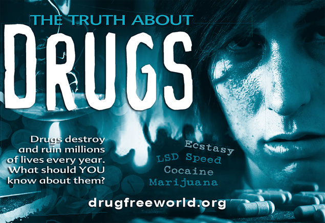 Folheto A Verdade sobre as Drogas Sintéticas